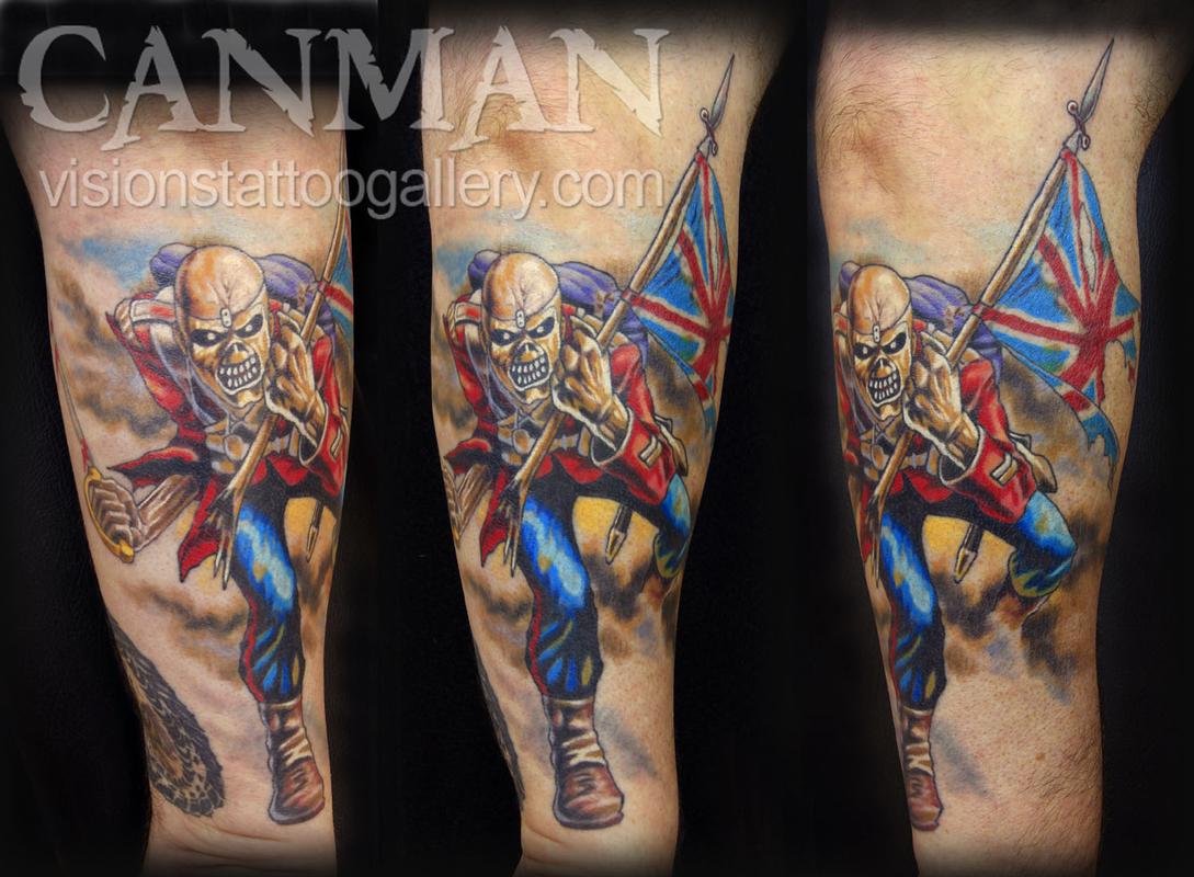 The Trooper Iron Maiden by Canman TattooNOW